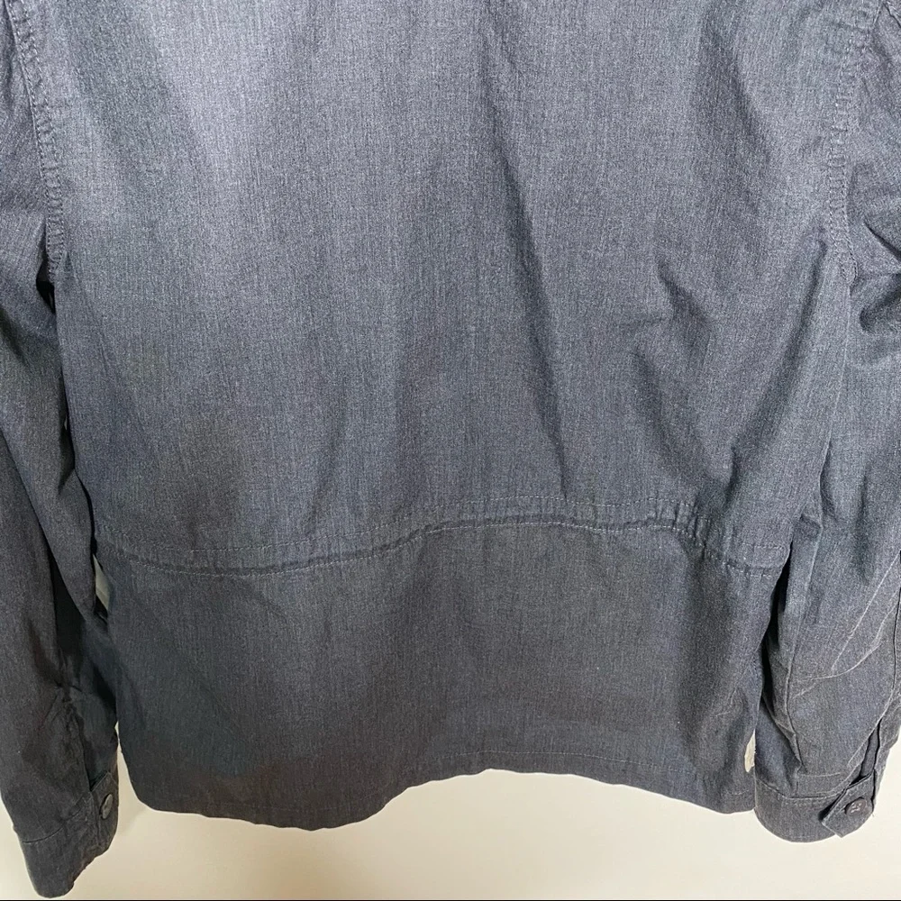 Vans Jacket Grey Full zipper button closure front pockets S